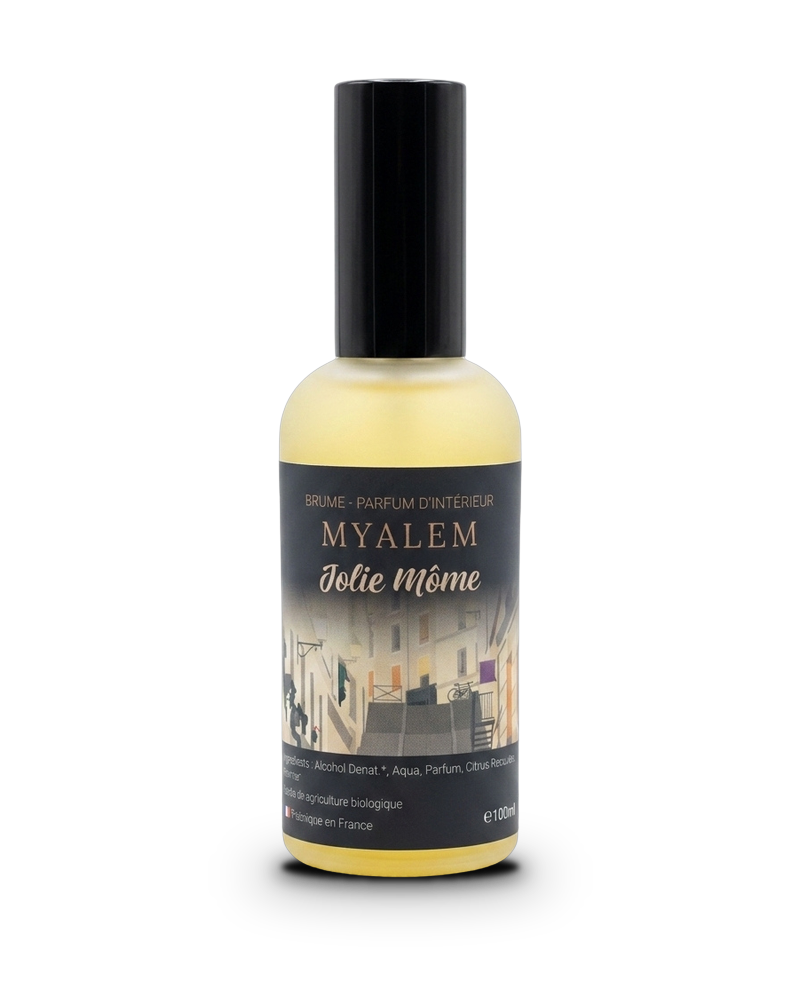 Brume parfum d'intérieur Myalem Jolie Môme, flacon 100 ml